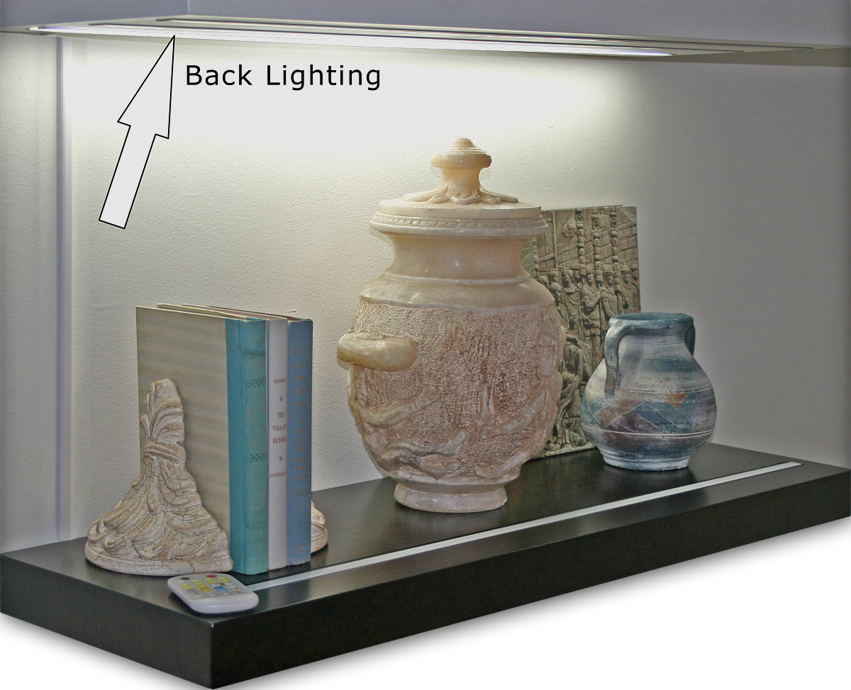 bottom back LED light