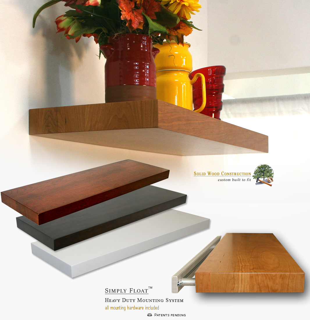 Custom Floating Shelves