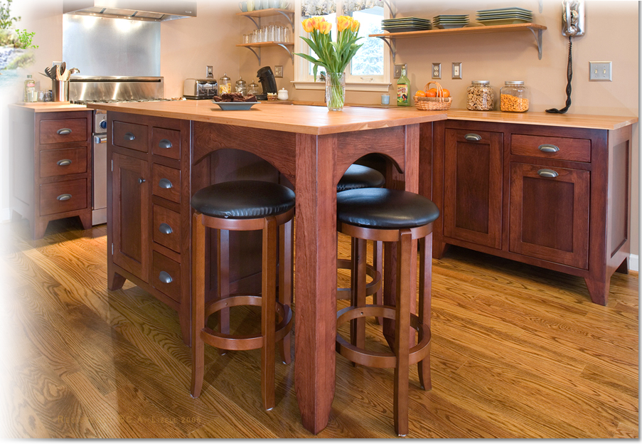 Amish Freestanding Kitchen Cabinets