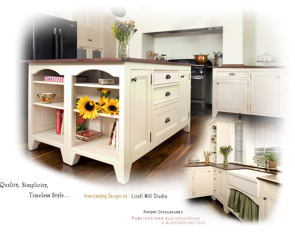 Amish Freestanding Kitchen Cabinets, Freestanding Kitchen Cabinets With Drawers