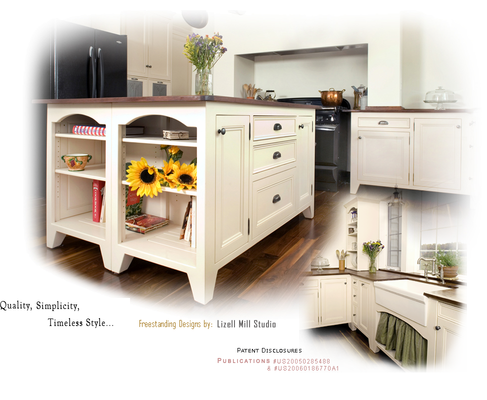 Amish Freestanding Kitchen Cabinets